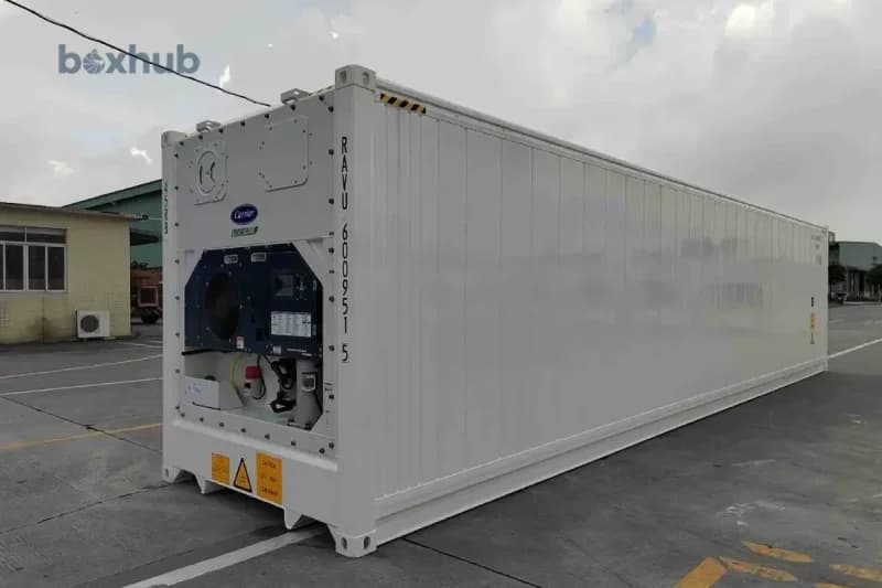 Used refrigerated (reefer) shipping container