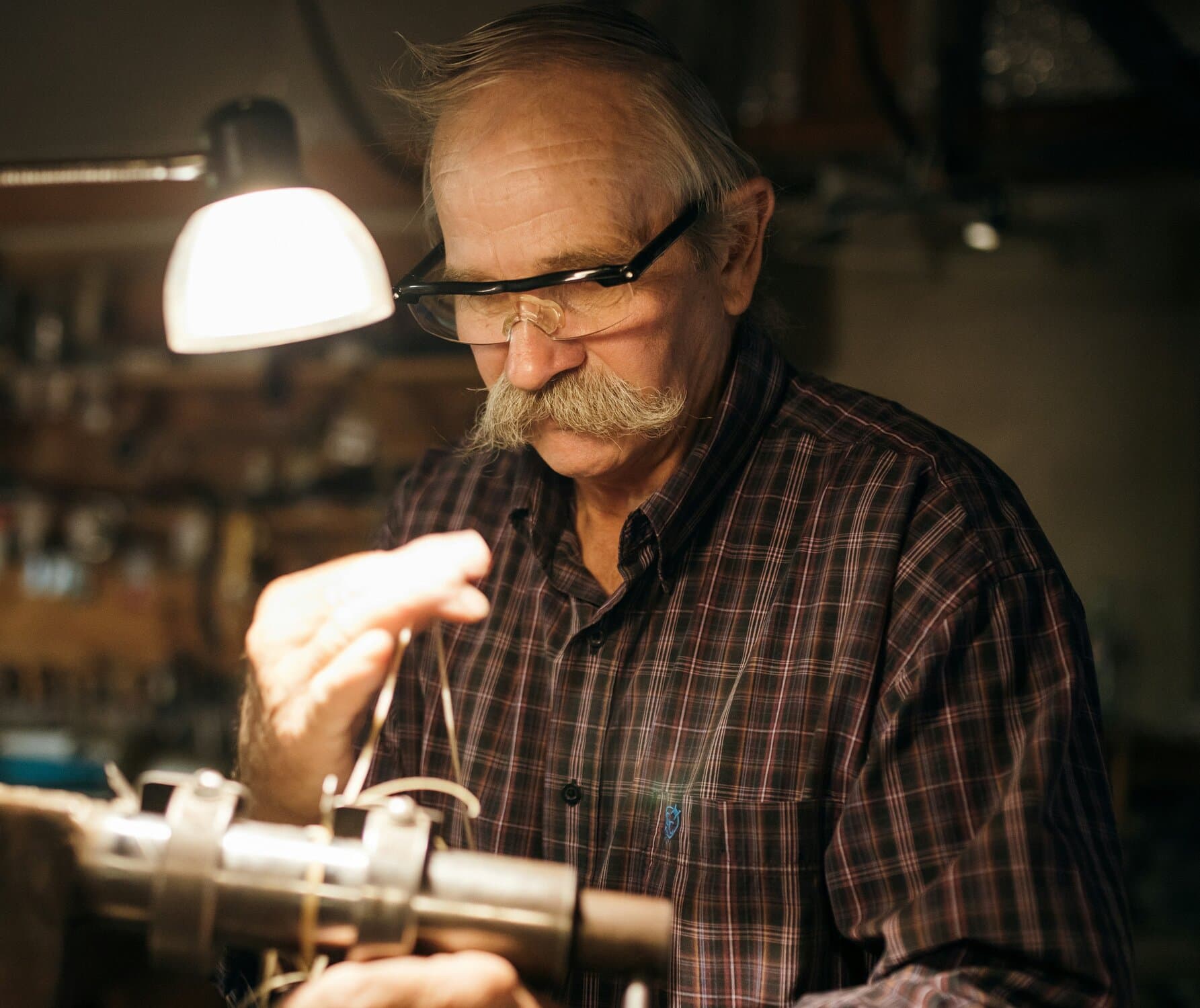 Individual working in workshop - shipping containers for personal use